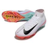 Nike Air Zoom Mercurial Superfly 10 Elite FG White, Pink and Light Blue Football Boots